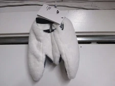 NIKE "FLEECE" WOMENS MITTENS (XS/SM) NWT WHITE & BLACK PALMS WARM,FUZZY STYLISH!