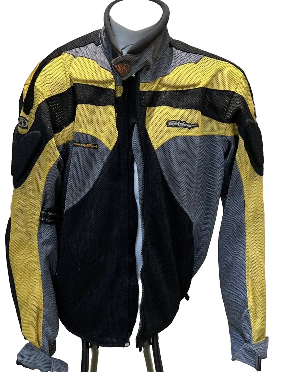 Y−3　M CHECKER MESH FIELD JACKET Triple Sports Mesh Jacket in Black and Fluoro | Motorcycle