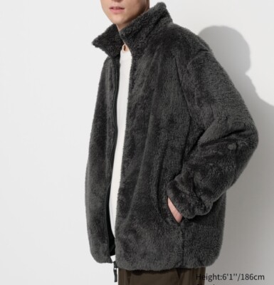 Uniqlo Fleece Jackets Fluffy Zip Jacket UNIQLO FLUFFY FLEECE