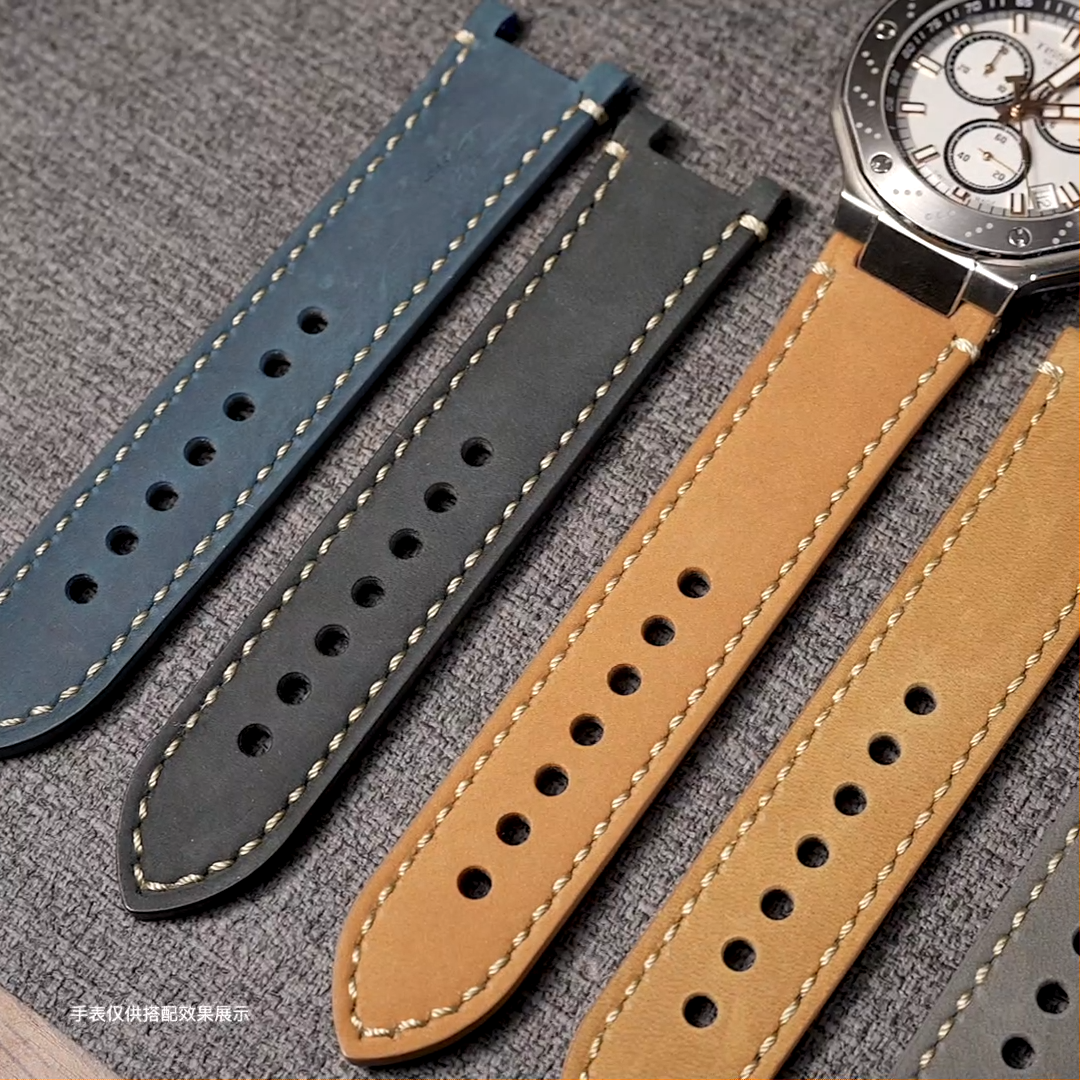 For Tissot T-Sport Moto GP T141.417 Leather Watchband Modified