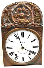 Antique French Morbier Wag On The Wall Clock