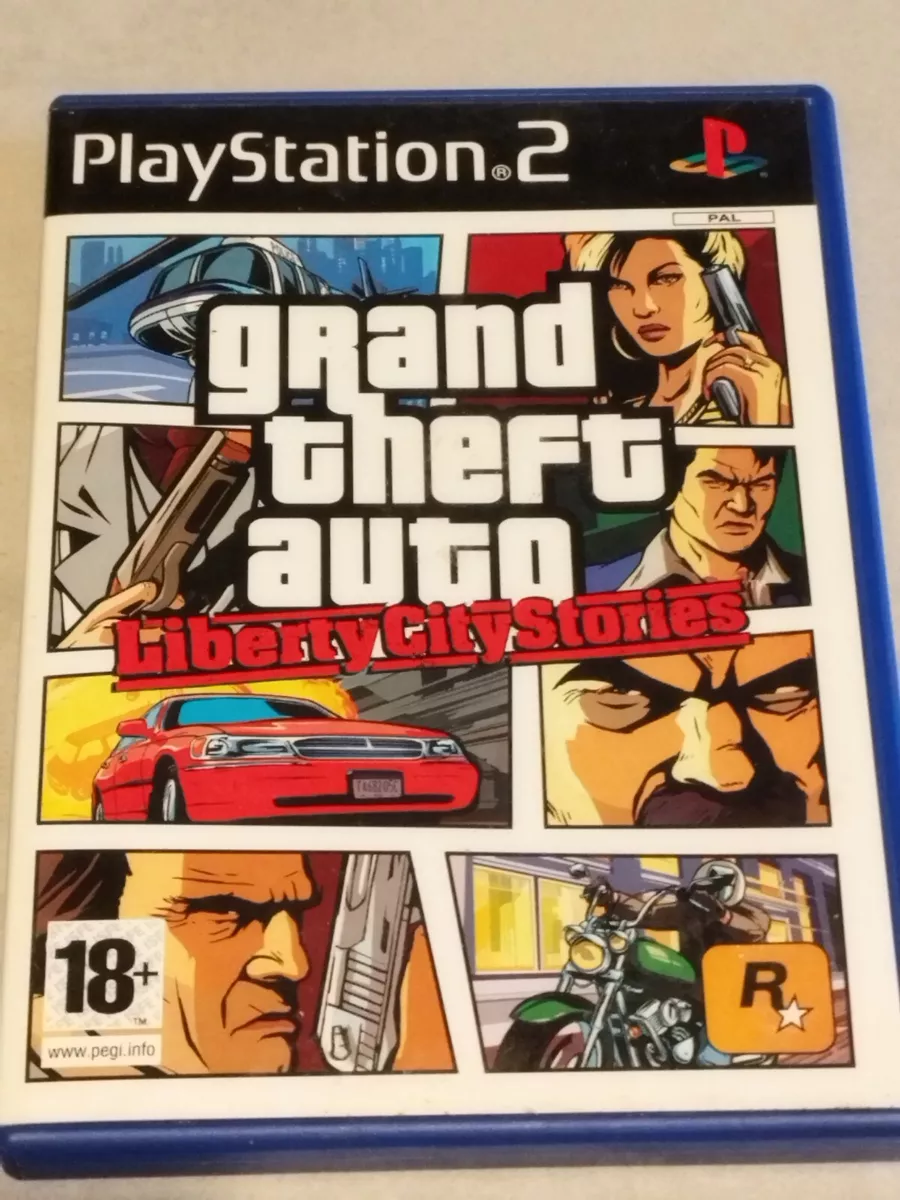 Grand Theft Auto Liberty City Stories PS2 PAL *Complete with Map*