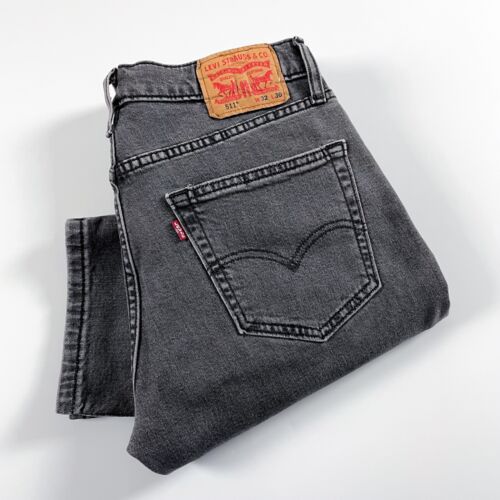 Levi's 511 Men's Slim Fit Jeans Far Far Away Dark Grey 04511-4646 RRP £100  | eBay