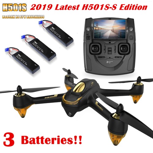Hubsan H501S X4 Drone in prima persona vista Quadcopter 1080P CAM seguire  Brushless GPS+3 BATTERIA Me | eBay