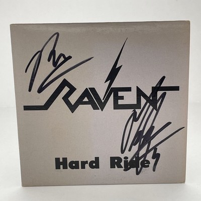 Raven Hard Ride CD Single Signed Autographed By Two Members Hard Rock Metal Rare