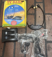 Original TV Ears Wireless Analog Headset With Charger Base