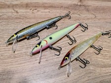 Smithwick Suspended Ratlin Log Lure Set of 3 for Bass Fishing, Unused