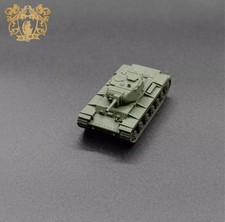 3D Printed 1/144 Soviet KV-8 heavy tank Finished Product