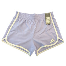 Adidas Girls XL 16 Shorts Elastic Waist Womens Small Equivalent Training Wear