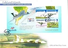 falkland islands 2007 25th anniv of the liberation mini sheet on FDC