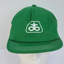 Vintage Pioneer Seed Logo Green Full Foam Snapback Hat K-Products Made In USA