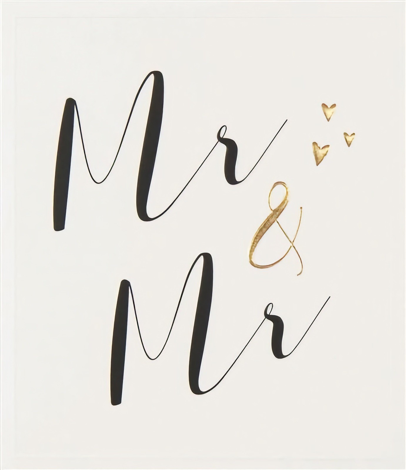 Mr & Mr Wedding Day Premium Card Engagement Anniversary Gay Same Sex LGBTQ
