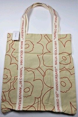 Marimekko Pieni Unikko Kassi 60th Anniversary Limited Tote Bag | eBay