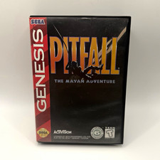 Pitfall The Mayan Adventure Sega Genesis CIB Complete Tested Authentic Activisio
