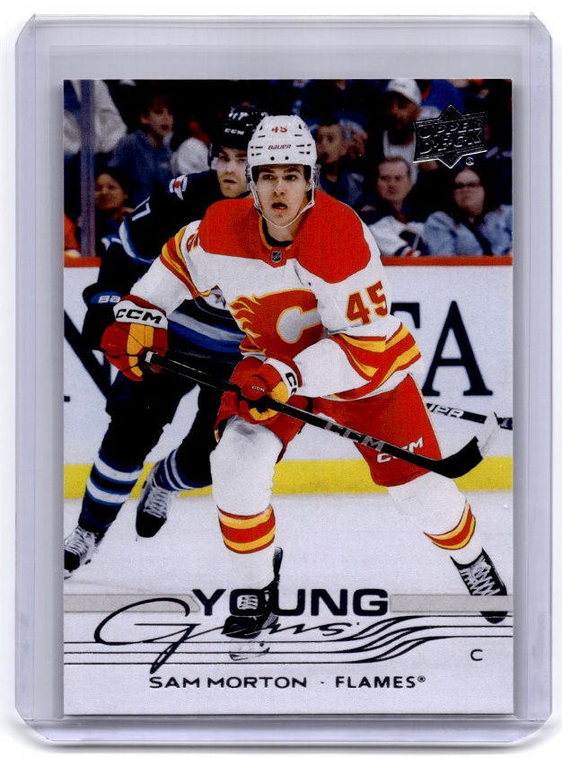 Sam Morton 2025-26 Upper Deck Young Guns #215 RC Calgary Flames