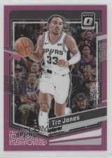 2023-24 Panini Donruss Optic Pink Prizm 13/25 Tre Jones #137 1js1