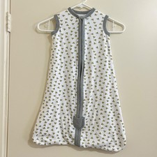 Burts Bees Baby Sleep Sack Small 0-6M Organic Cotton Bee Print Wearable Blanket