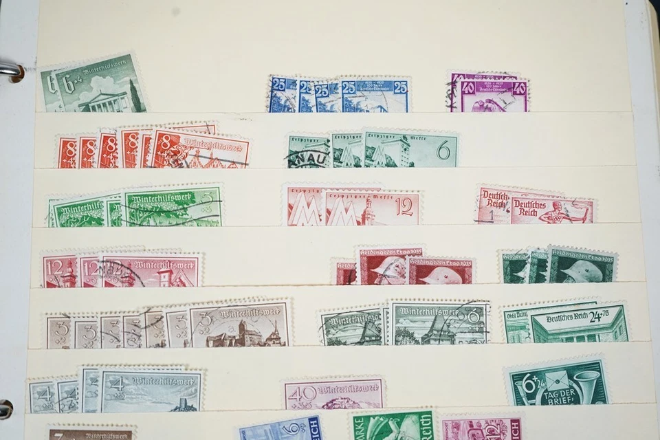 GERMANY & AREA 1940S  COLLECTION OF 2,000+ STAMPS MINT & USED STORED IN ALBUM - Image 2 of 4