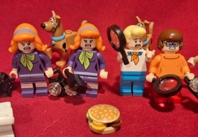 LEGO Scooby-Doo 75904 MINIFIGURE LOT Whole Gang Velma Daphne Fred Shaggy + EXTRA