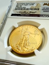USA - 2019 - American Eagle Burnished - 50 US Dollars - 1oz Gold - NGC MS70