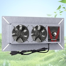 Crawlspace Ventilation Fan 220 CFM with Humidistat Thermostat Dual Air Vent Fan