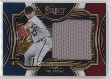 2021 Select Horizontal Rookie Jumbo Swatches Tri-Color Prizm /99 Wil Crowe sh7