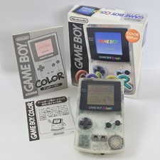 Gameboy Color Console CLEAR CGB-001 Boxed Nintendo C11016755 made in JAPAN gb
