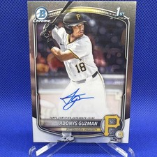 Topps 2025 Bowman Draft Chrome Prospect Autographs Auto CPA-AG Adonys Guzman
