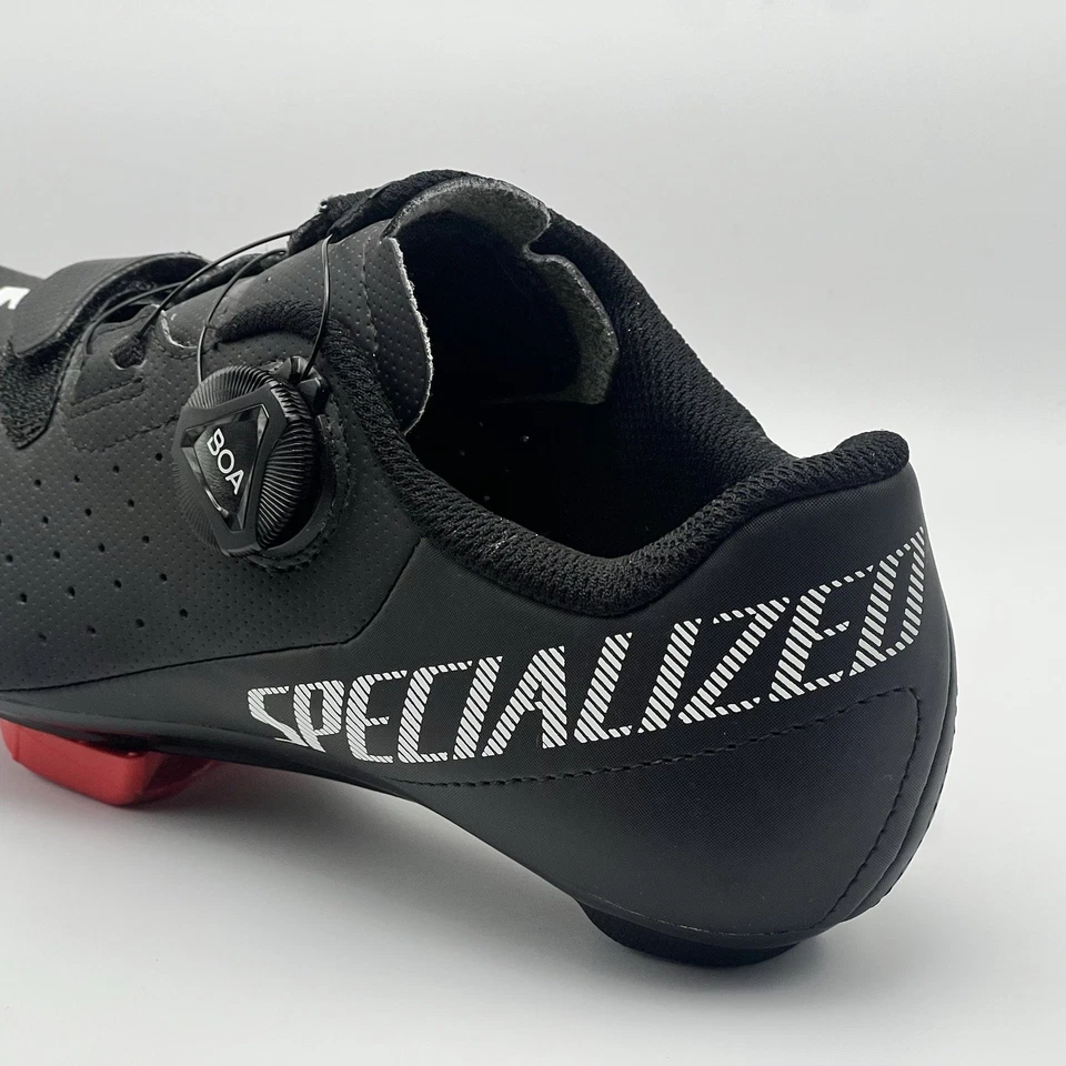 Specialized Torch 1.0 con tacos Body Geometry BOA negro blanco para mujer EE. UU. 5 USADO EN EXCELENTE ESTADO Foto 4 de 4