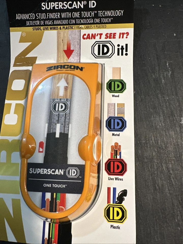 Zircon Superscan ID (One Touch) Advanced Stud Finder - New - Image 3 of 4