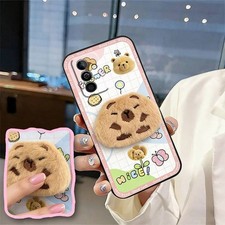 Linda funda protectora de teléfono de acrílico con dibujos animados para Huawei Enjoy 60X
