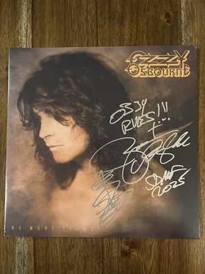 Zakk Wylde 'Ozzy Osbourne' Guitarist Signed 'No More Tears' Vinyl