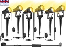 6- 18 LED Pathway Lighting Waterproof Electric Garden Uplighter Path Yard Decors