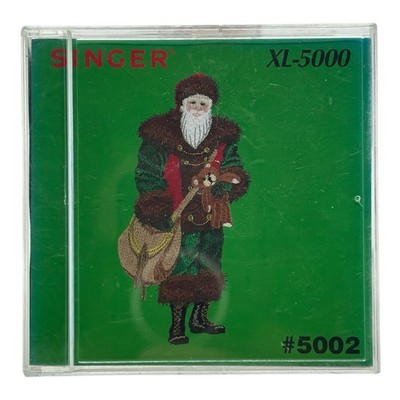 Singer Embroidery Card Quantum XL-5000 #5002 Holiday Theme w/ Case Tested