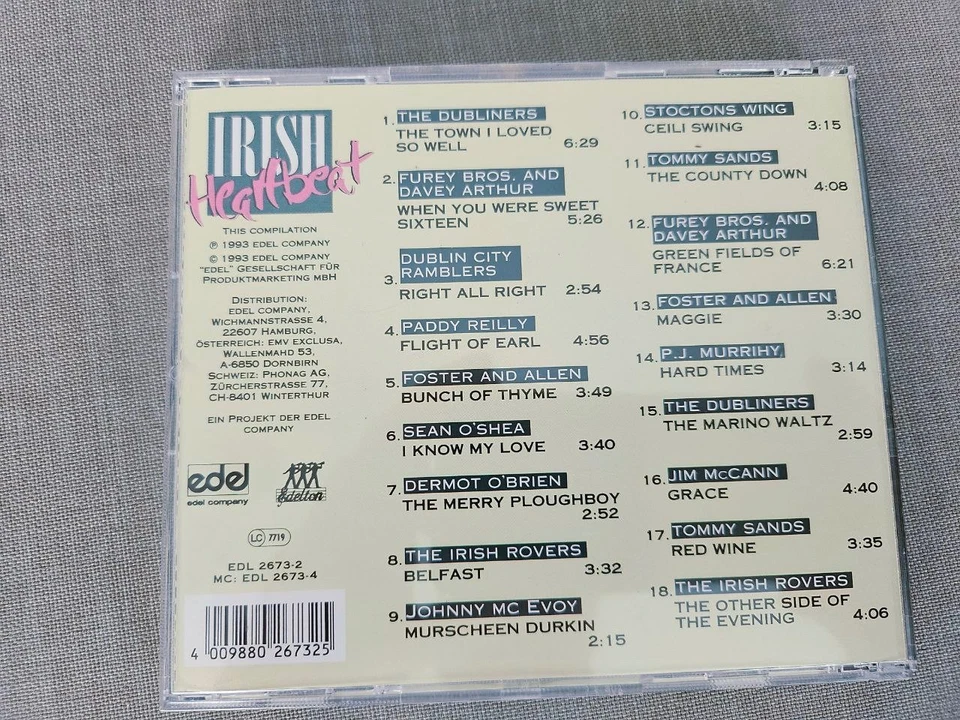 CD Irish Heartbeat - Liebeslieder und Balladen aus Irland - Bild 2 von 3