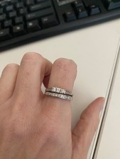 Engagement ring and wedding band set