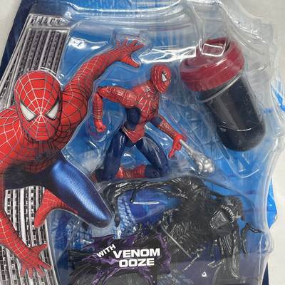 2006 SPIDER-MAN 3 VS VENOM SYMBIOTE OOZE ATTACK ACTION