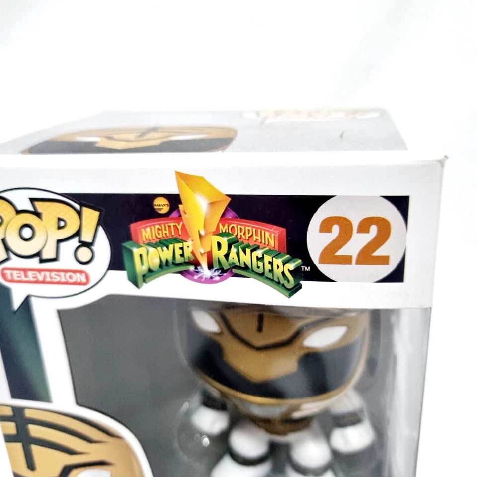 Vinilo Power Rangers Funko Pop White Ranger 22 Mighty Morphin MMPR ABOVEDADO RARO Foto 3 de 4