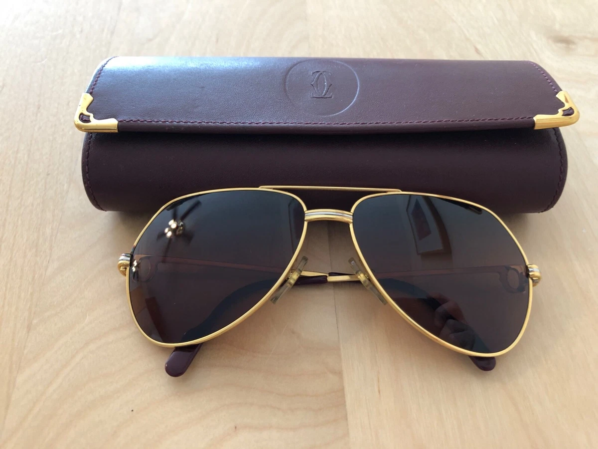 Cartier vintage online aviator sunglasses
