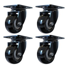 Heavy Duty Casters Wheels Swivel Office Chair Replacement Safety Polyurethane