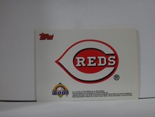 2001 TOPPS Cincinatti Reds Baseball Team Logo Sticker Card NM/MT