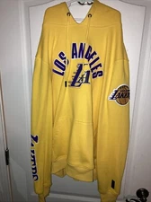 Los Angeles LA Lakers Pro Standard Embroidered NBA Basketball Hoodie Mens Size M