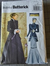 Butterick Early 20th Century Dress/Suit Costume Pattern 4954 - Sizes 8-14
