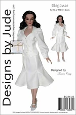 Elegance Doll Clothes Sewing Pattern 16.5" RTB101 Claire Grace Tonner