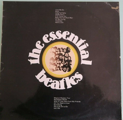 Beatles The Essentials Australia COVER ONLY 12'' vinyl Lp 1972 rare rock George