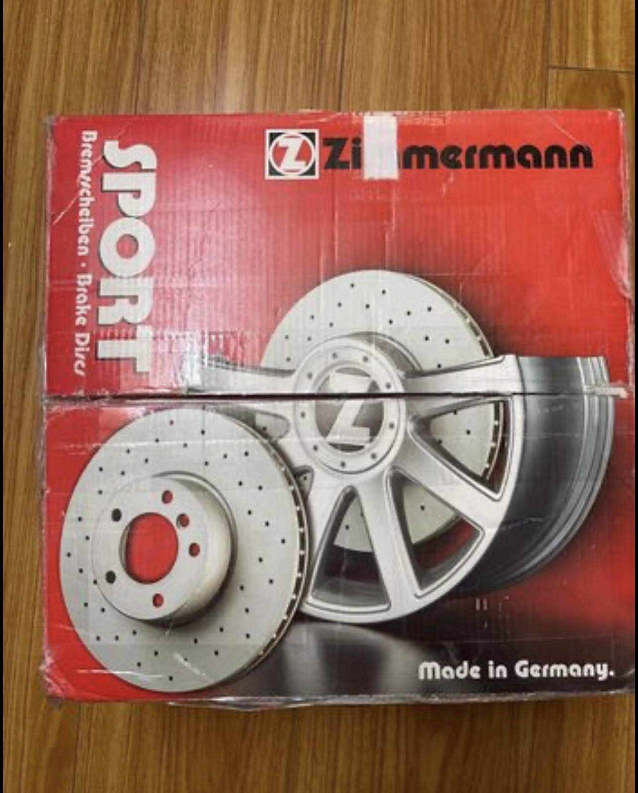 ZIMMERMANN COAT Z Brake Disc 150 1269 20. For Audi TT, BMW Z4