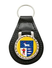V&auml;sterbotten (Schweden) Leder Schl&uuml;sselanh&auml;nger