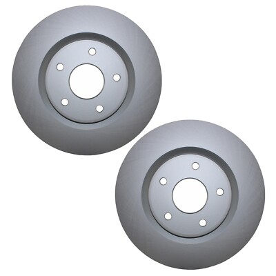 Bison Performance Pair 2 Front Coat 330mm Brake Rotors for Chrysler Dodge Ram VW