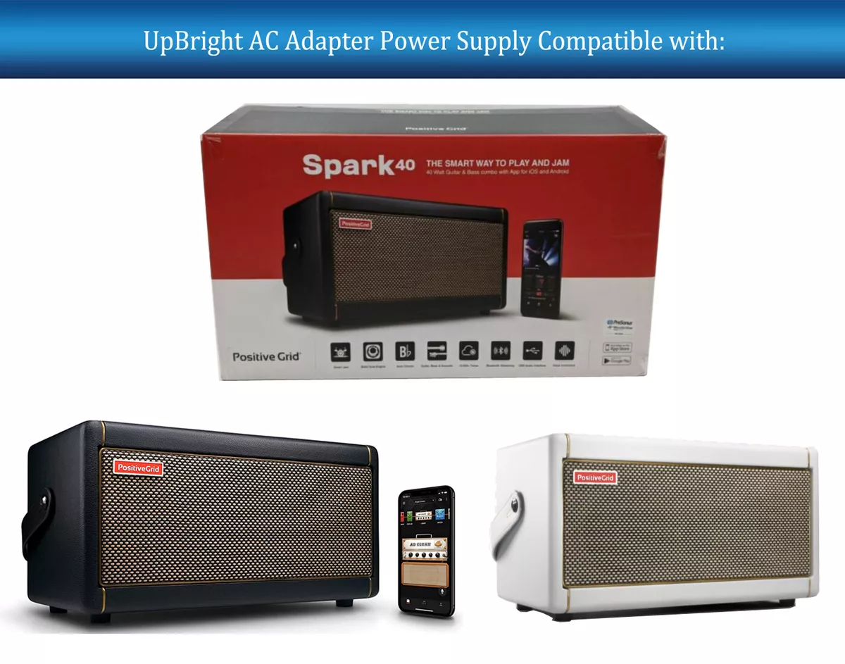AC/DC Adapter For Positive Grid Spark 40 Acoustic Electric Bass