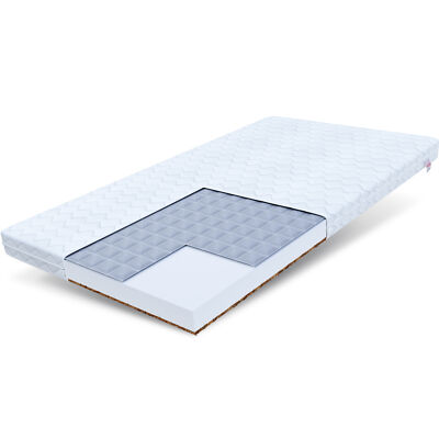 Matratze BIANCA Kaltschaum H2 H3 8 cm Kindermatratze Kokos Buchweizen Auswahl